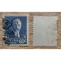 Литва 1934 60-летие со дня рождения Антанаса Сметоны. 60С