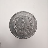 Франция 5 франков 1949 год лот 20