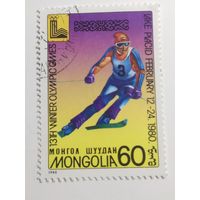 Монголия 1980. Зимние олимпийские игры.